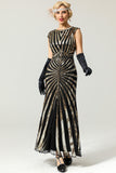 Vestido de sirena con lentejuelas de los años 20