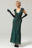 Vestido de sirena con lentejuelas de los años 20