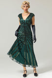 Sirena Lentejuelas Gatsby 1920s Flapper Vestido
