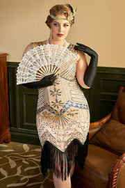 Mujer Talla Grande 1920s Vestido lentejuelas Vestido de Flapper