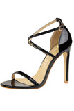 Sandalias Stiletto Negras