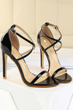 Sandalias Stiletto Negras