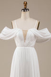 Vestido de novia Ivory Boho Chiffon Ruched