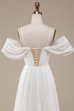 Vestido de novia Ivory Boho Chiffon Ruched